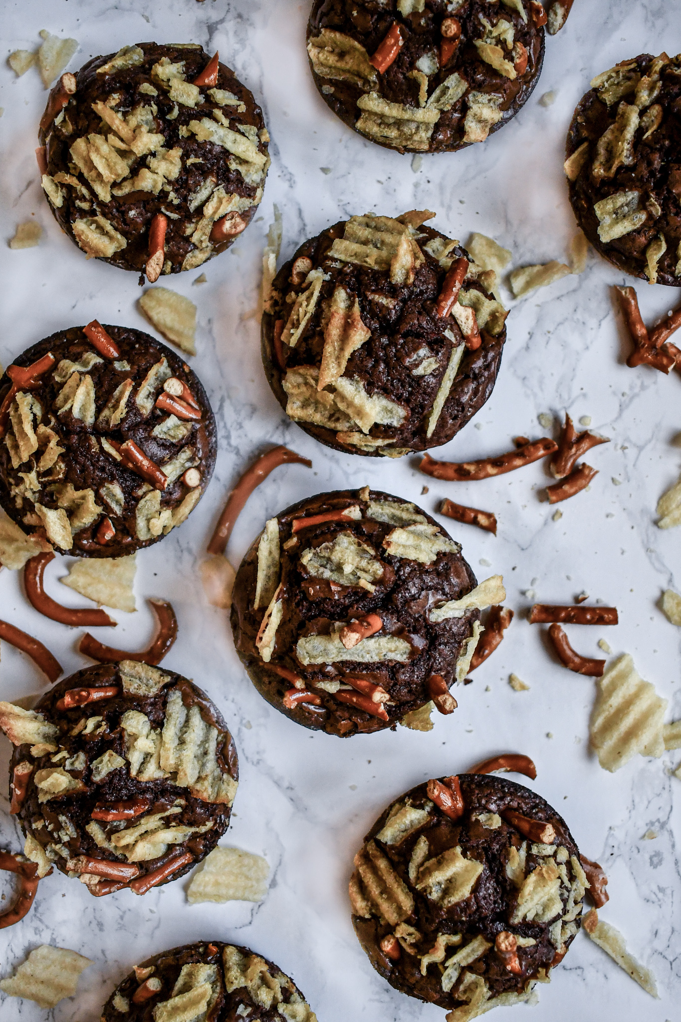 Salty Snack Brownies