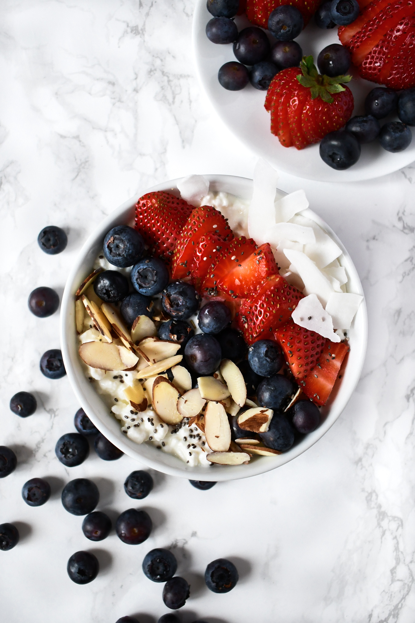 Cottage Cheese Fruit Bowl